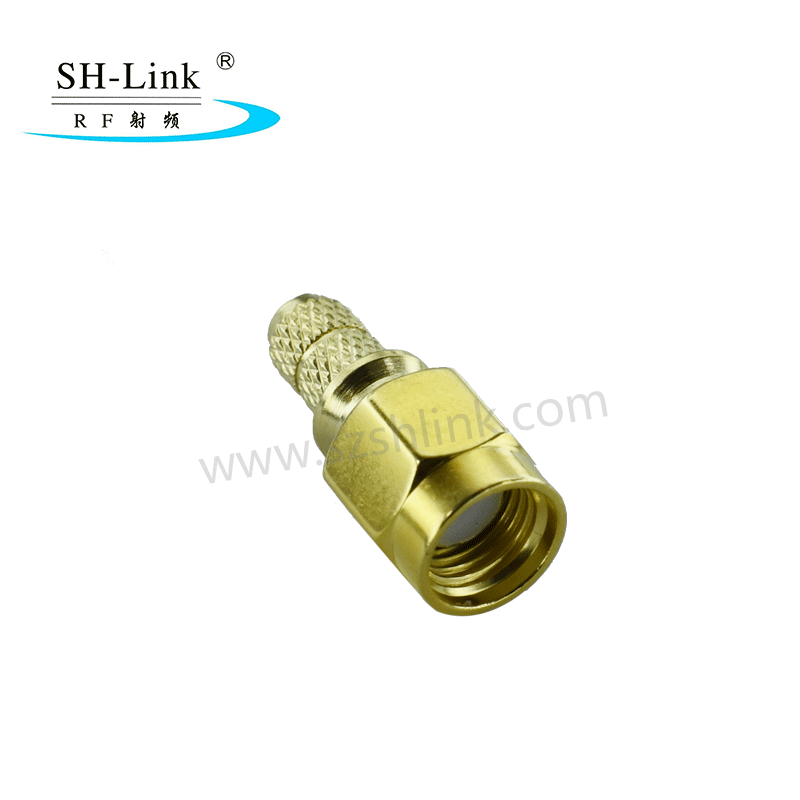 RF SMA coaxial female connector for RG316 RG174 cable